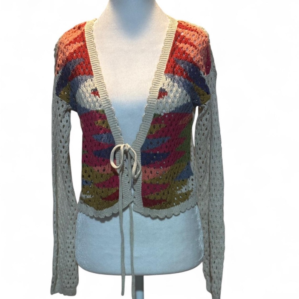 Tasha Polizzi Mimi Cardigan. Sz Medium  P-P 21” Length 17”